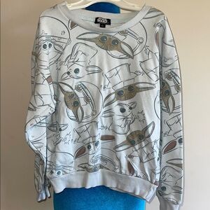 Star Wars blue and brown Character Sweatshirt